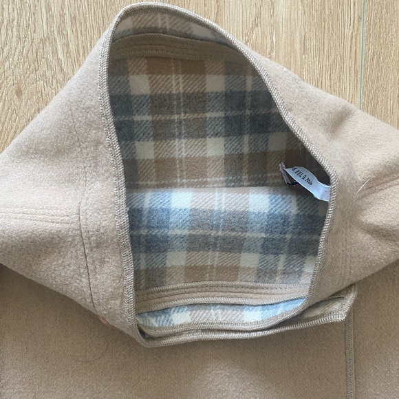 Womens vintage beige wool long skirt size M - Picture 2 of 2